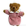 Plush teddy bear keyring, soft toys keychains